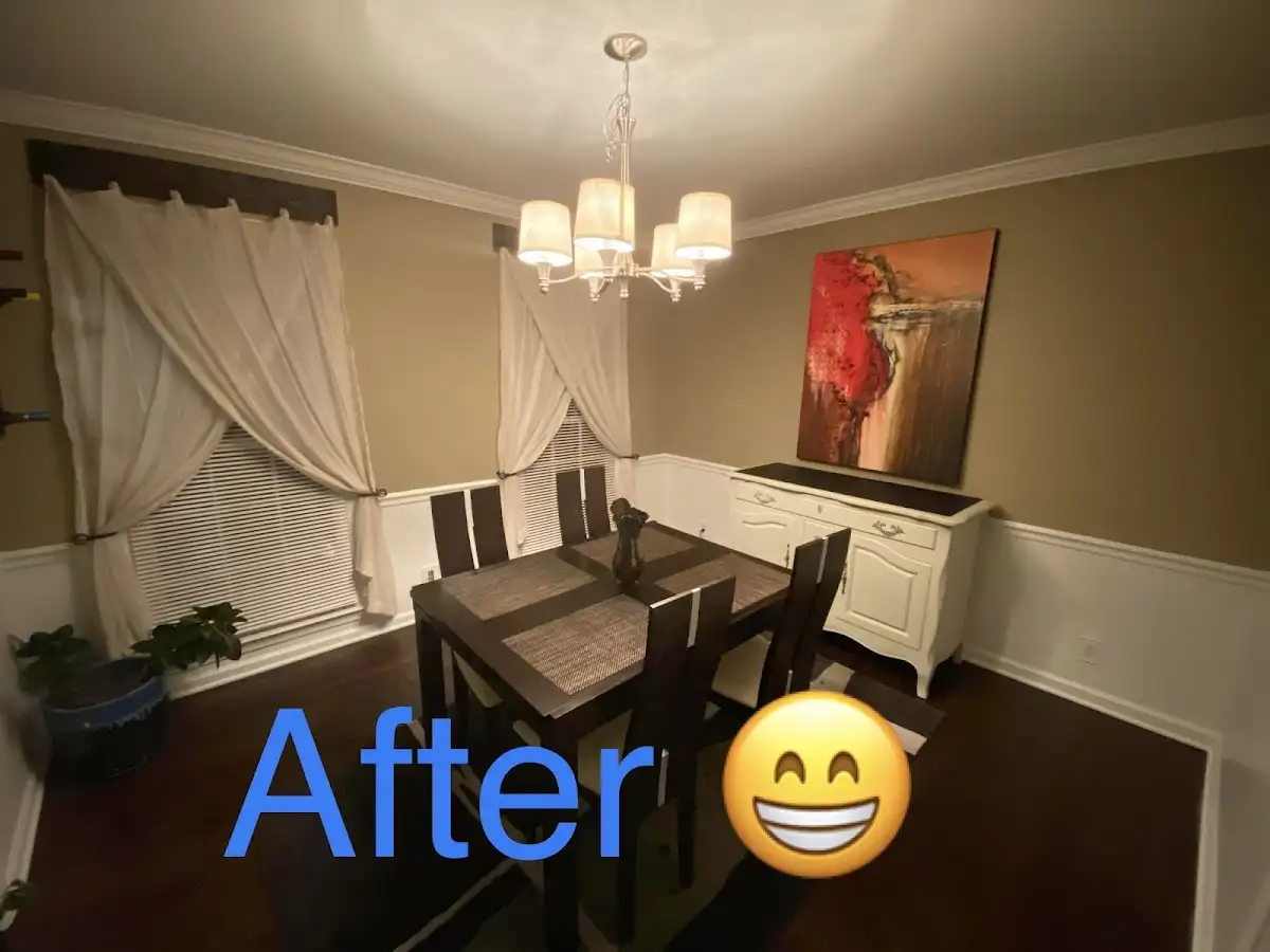 Professional dining room restoration after water damage in Chadron